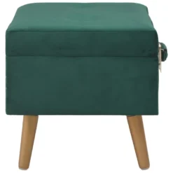 Tabouret Banquette De Rangement 40 Cm Vert Velours 02_0010968 -Promos Chesteris Boutique tabouret bas 22363635