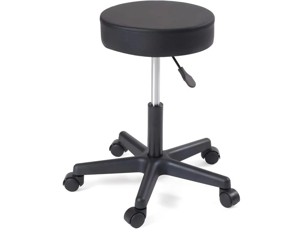 KAYELLES Tabouret à Roulettes Pivotant Hauteur Réglable YÉ (Noir) 2 KAYELLES Tabouret à Roulettes Pivotant Hauteur Réglable YÉ (Noir) – Image 2