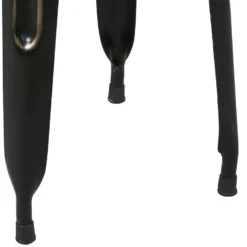 TOLGA - Lot De 2 Tabourets Noirs -Promos Chesteris Boutique tabouret 10149073