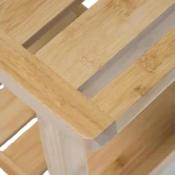 Tabouret D'appoint Avec Petit Rangement En Bambou -Promos Chesteris Boutique tabouret 9279917